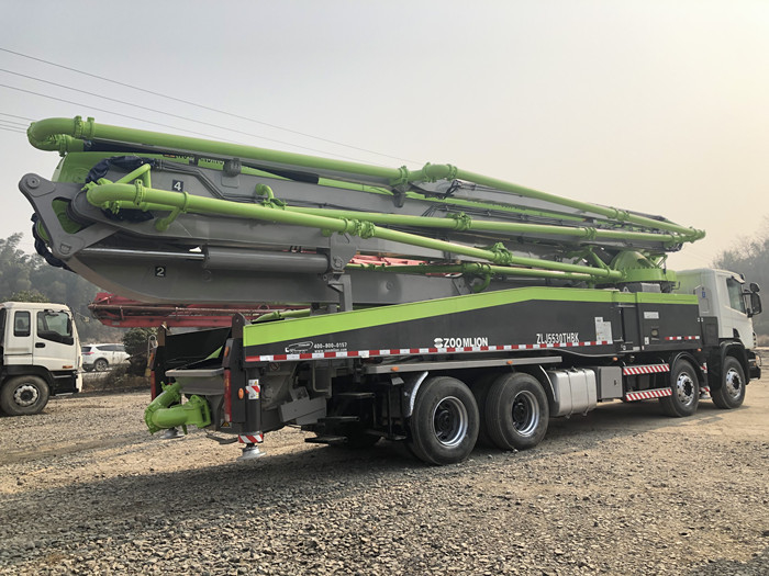 Benz X Leg Renewed Beton Pump Used Concrete Pump Truck 56 Meter For Construction