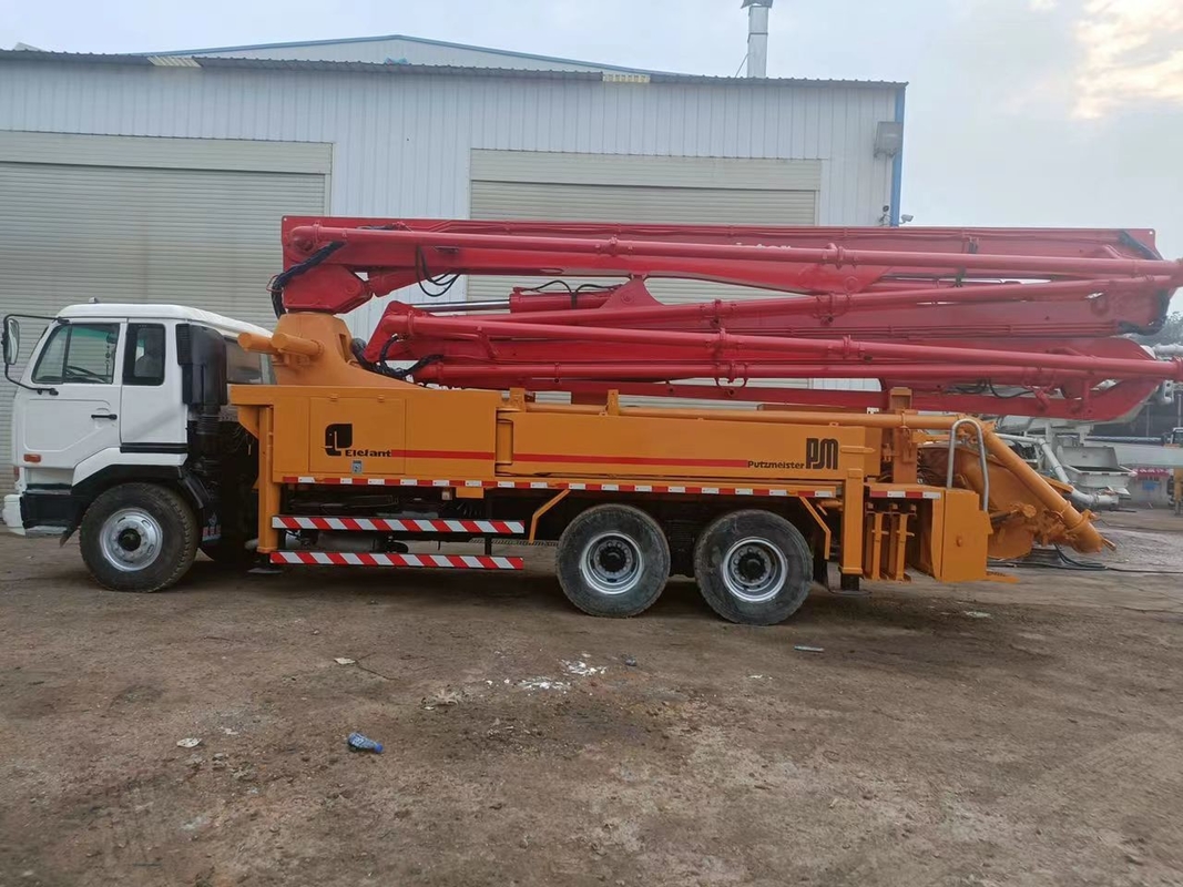 36m Second Hand Concrete Line Pump Truck Putzmeister 3 Axle UD Cement Pump Truck