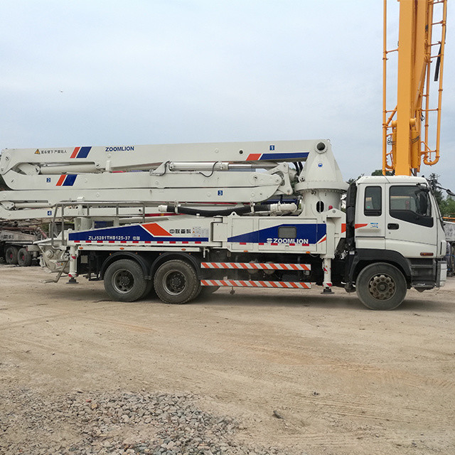 Refurshbished Zoomlion 4RZ Second Hand Truck Isuzu Chassis 37m 120m3/H