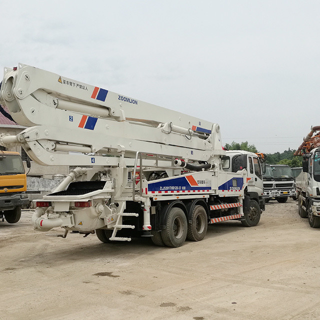 Refurshbished Zoomlion 4RZ Second Hand Truck Isuzu Chassis 37m 120m3/H