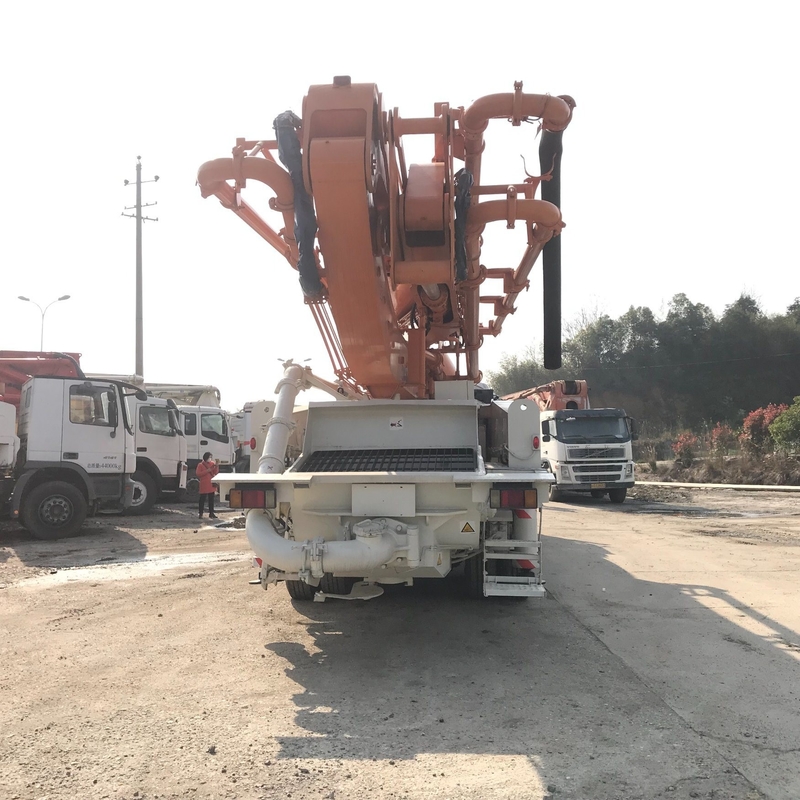 8*4 Zoomlion Concrete Pump Truck Renewed Beton Pump Isuzu Chassis 50m 160m3/H