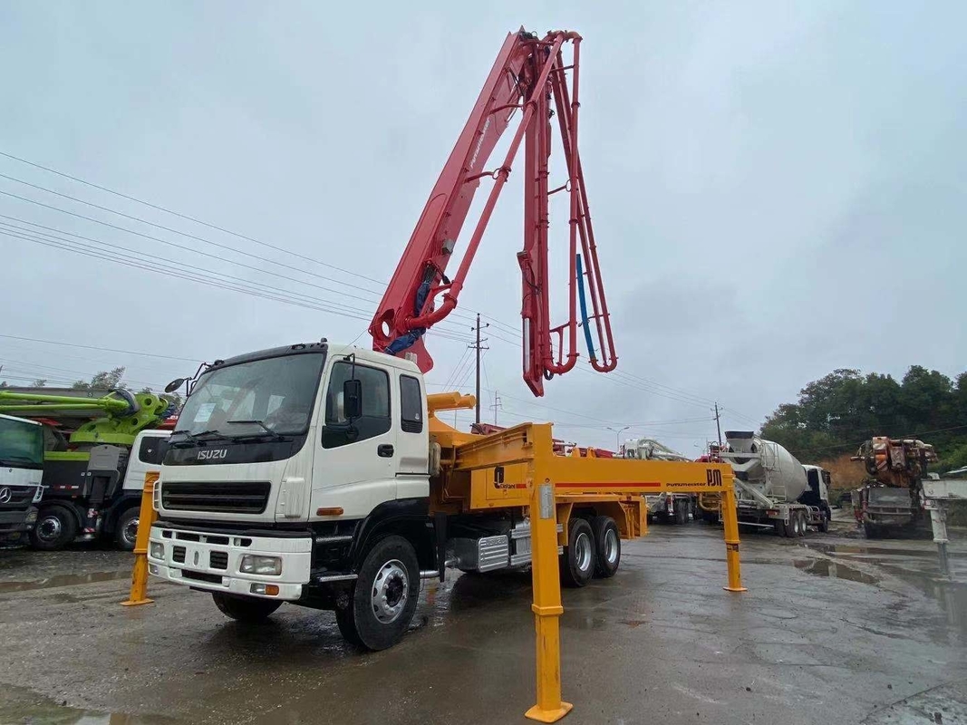 Putzmeister 38m Boom Concrete Pump Truck Heavy Duty 140m3/H With 4 Boom Section