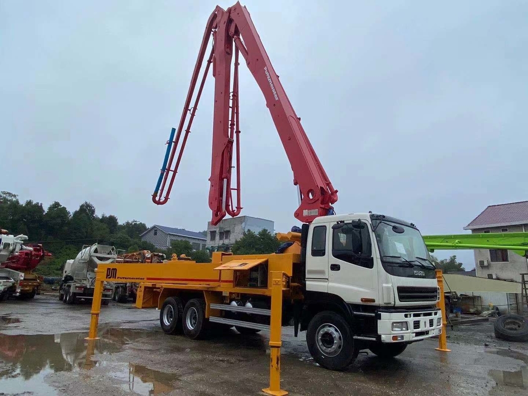 Putzmeister 38m Boom Concrete Pump Truck Heavy Duty 140m3/H With 4 Boom Section