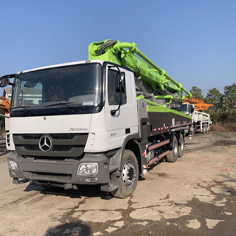 5RZ Cement Pump Benz Used Concrete Pump Trucks 47M 110m3/H
