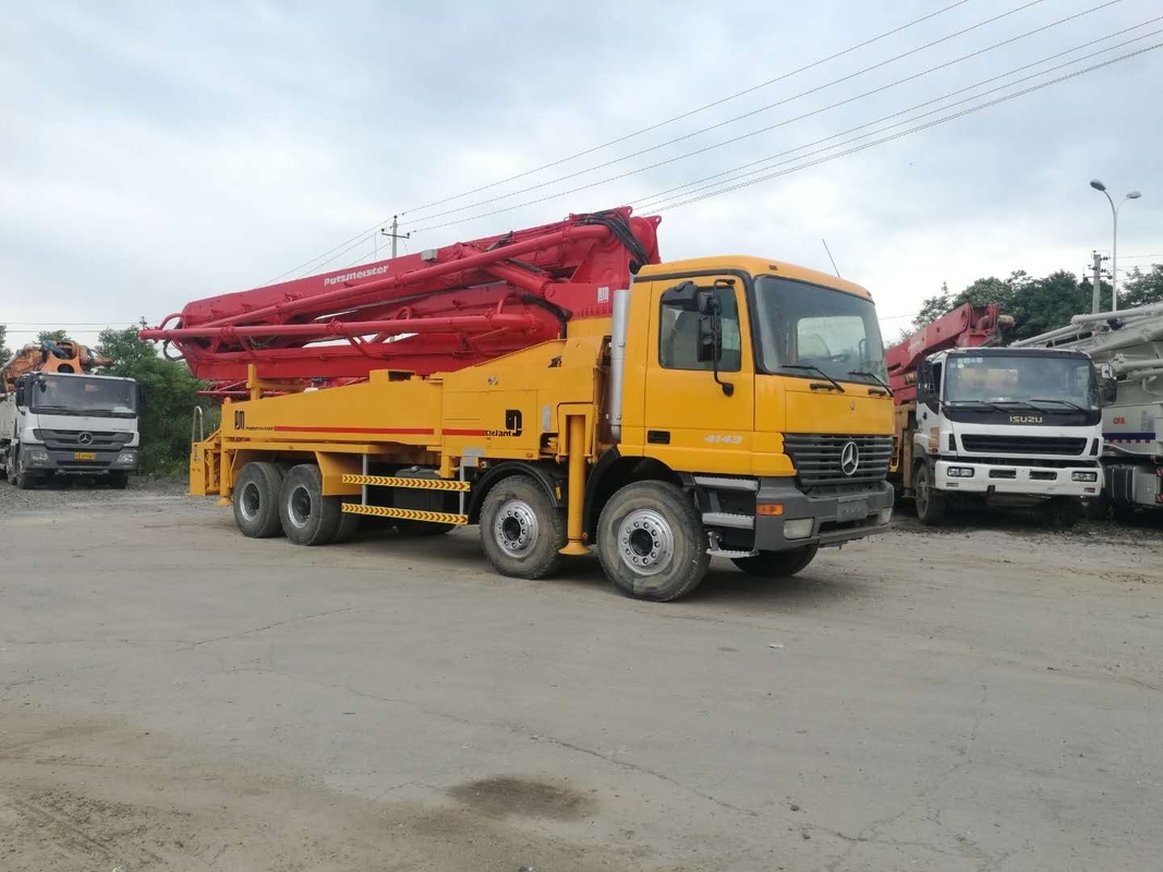 Putzmeister 42m Benz Second Hand Concrete Pump Truck 140m3/H 290kw