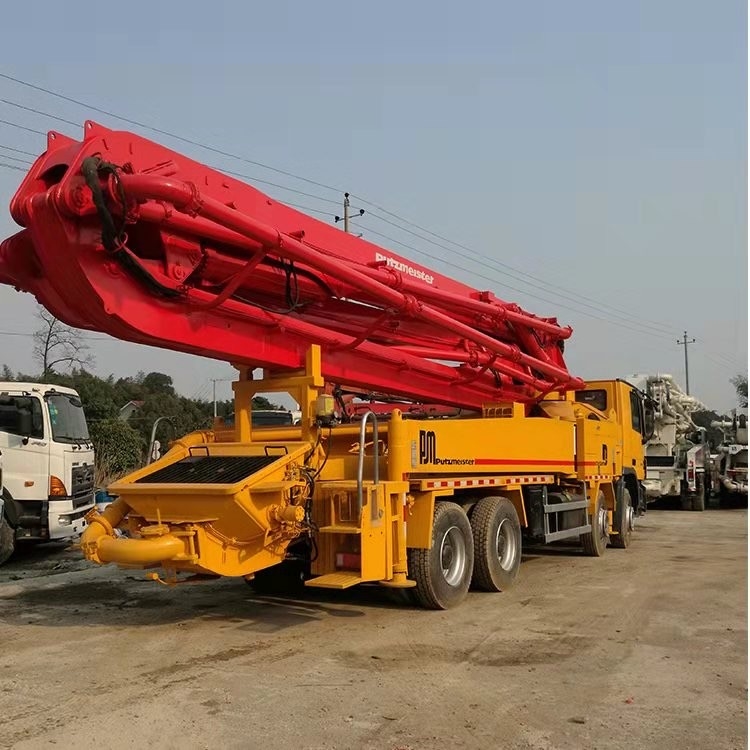 Putzmeister 42m Benz Second Hand Concrete Pump Truck 140m3/H 290kw