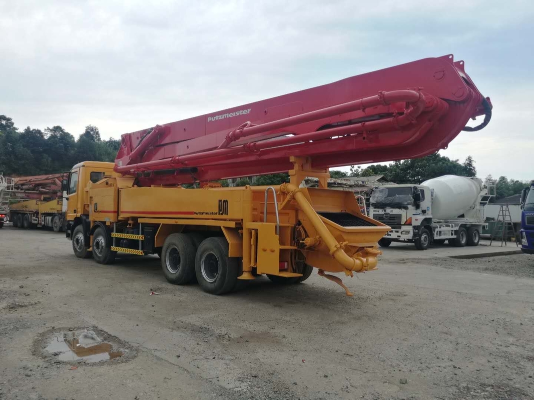 Putzmeister 42m Benz Second Hand Concrete Pump Truck 140m3/H 290kw