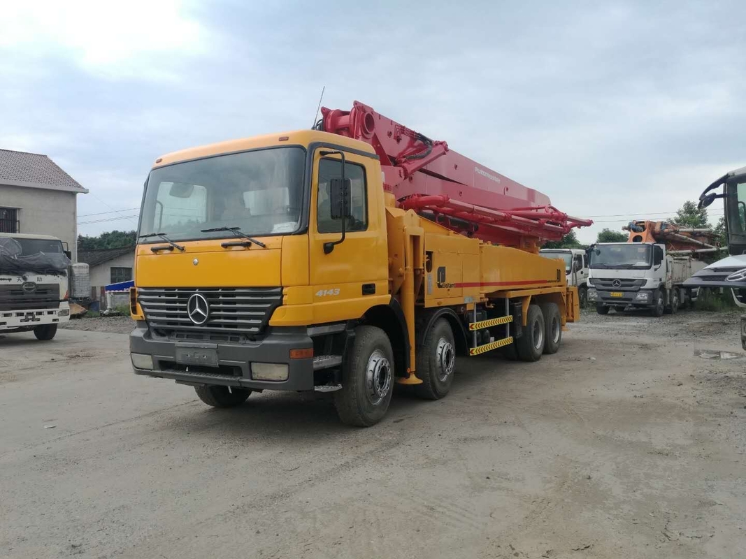 Putzmeister 42m Benz Second Hand Concrete Pump Truck 140m3/H 290kw