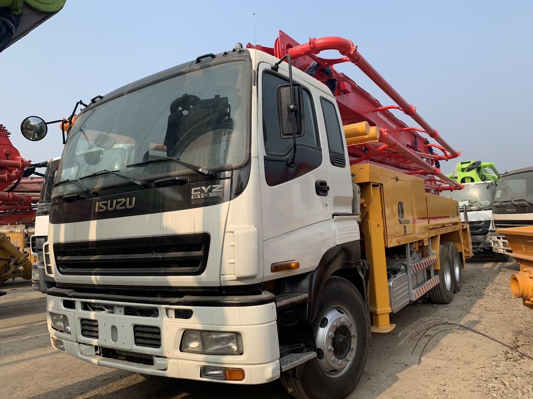 6 Putzmeister 38m Placing Boom Used Truck Mounted Concrete Pump Beton Pumper Machine