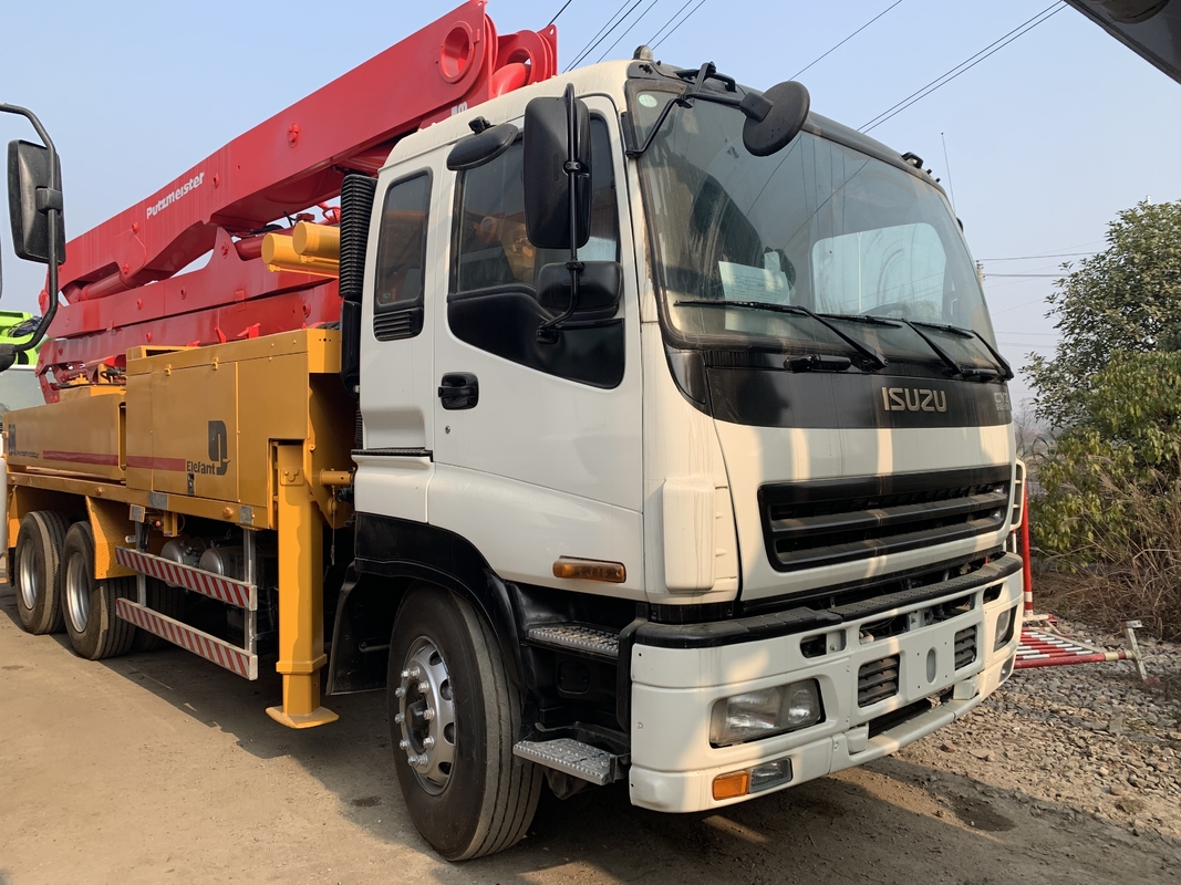6 Putzmeister 38m Placing Boom Used Truck Mounted Concrete Pump Beton Pumper Machine