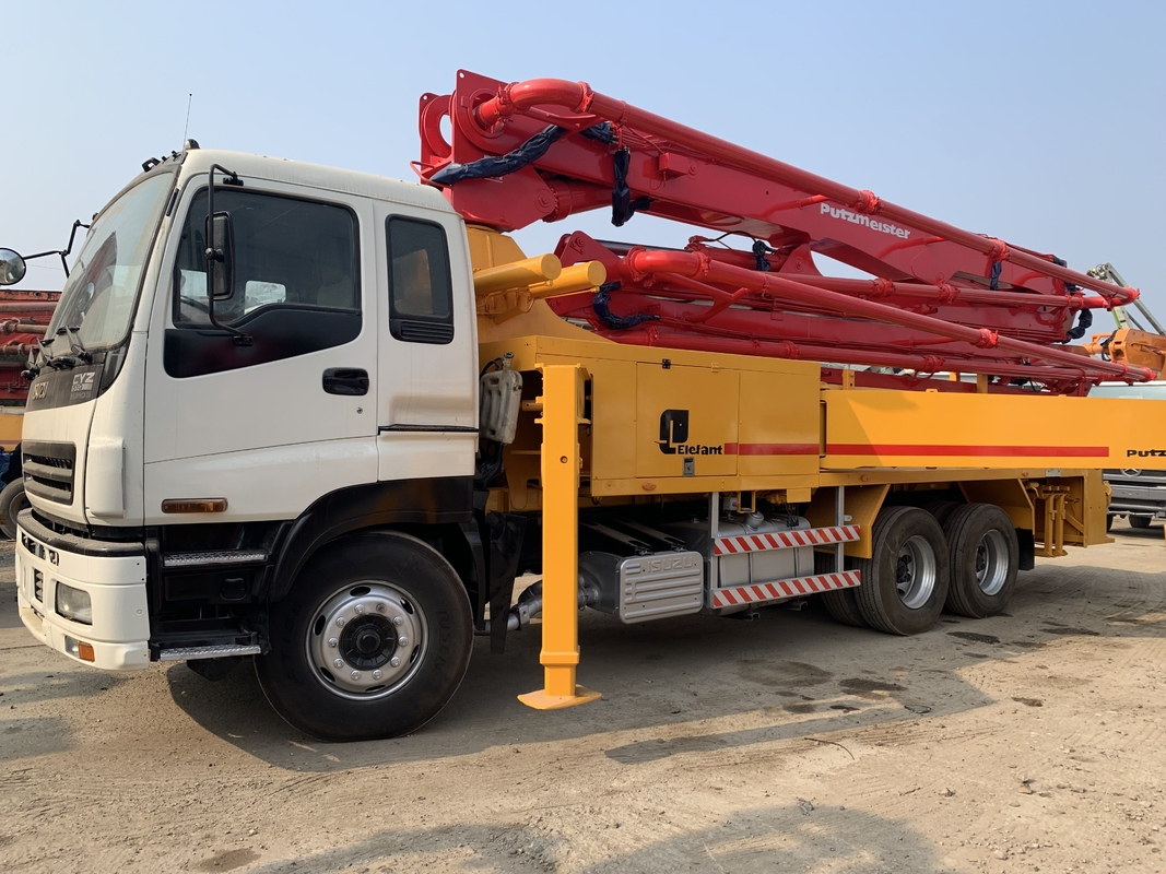 Putzmeister 140m3/H 50m Boom Concrete Truck Heavy Duty With 5 Boom Section