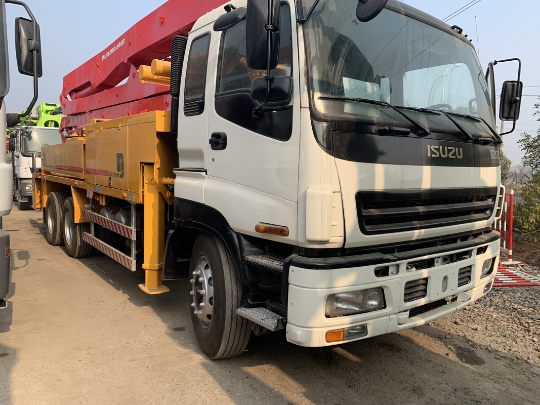 Putzmeister 140m3/H 50m Boom Concrete Truck Heavy Duty With 5 Boom Section