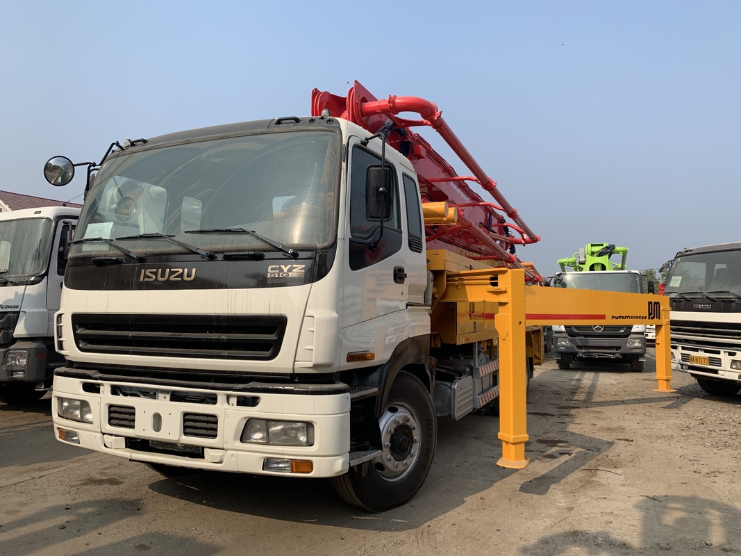 Germany PM Heavy Duty 140m3/H 38m Boom Concrete Truck