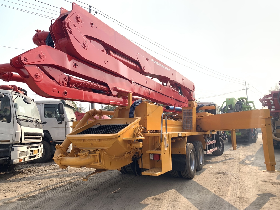 Germany PM Heavy Duty 140m3/H 38m Boom Concrete Truck