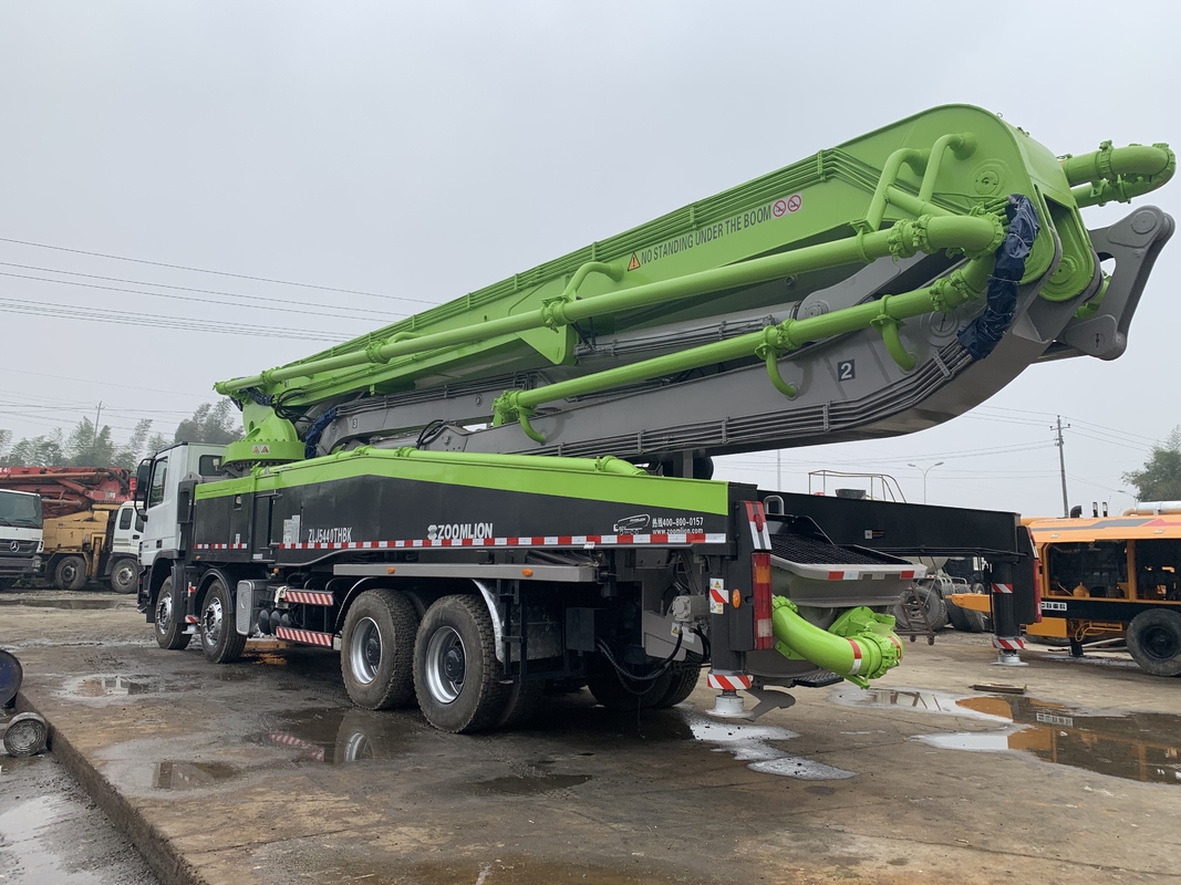 Used Zoomlion 180m3/H Concrete Pump Truck With 6 Boom Section