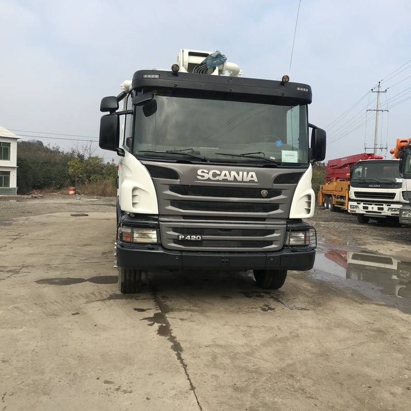 170m3/H 50m Used Zoomlion Concrete Pump Truck With Europe Chassis