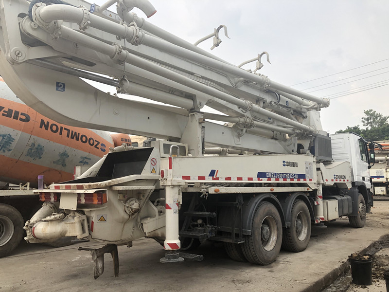 Actros 4141 40m Zoomlion Used Concrete Pump Truck