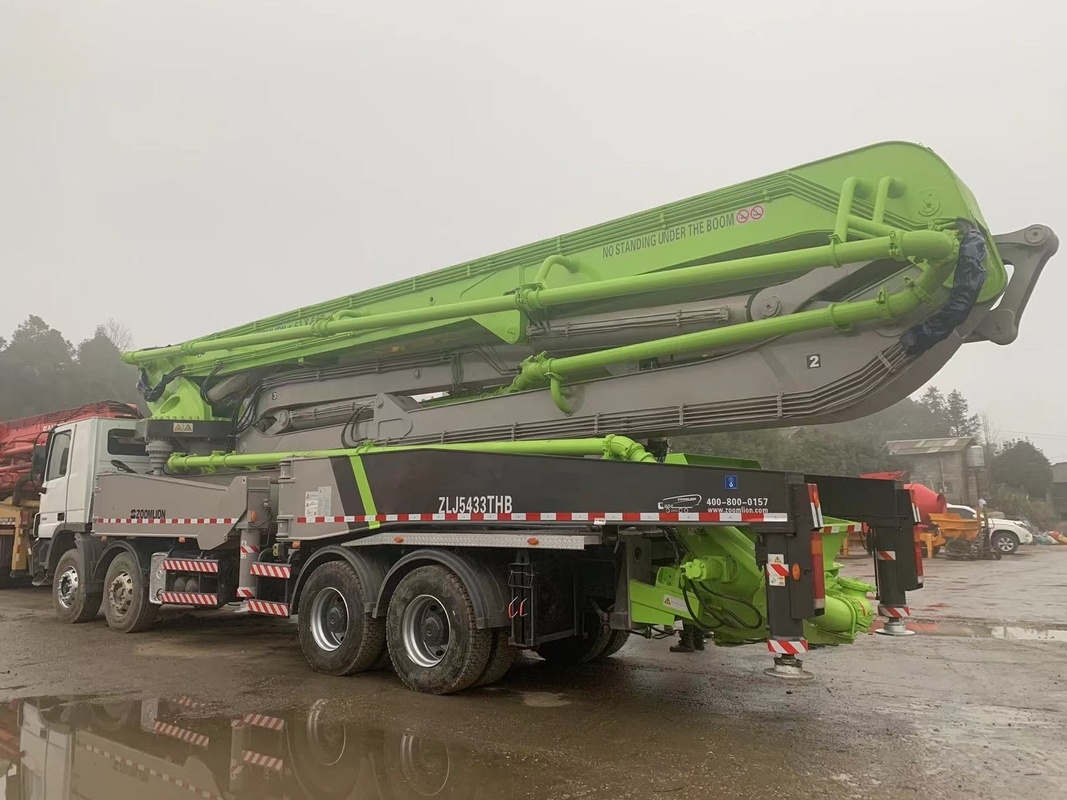 Zoomlion 63m ACTROS 4141 Used Truck Mounted Concrete Pump