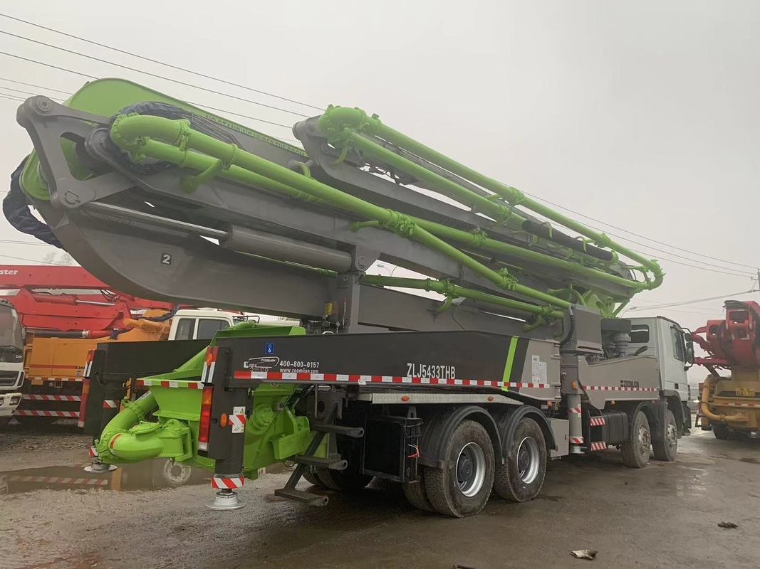 Zoomlion 63m ACTROS 4141 Used Truck Mounted Concrete Pump