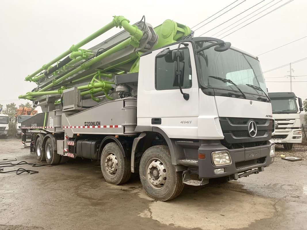 Zoomlion 63m ACTROS 4141 Used Truck Mounted Concrete Pump