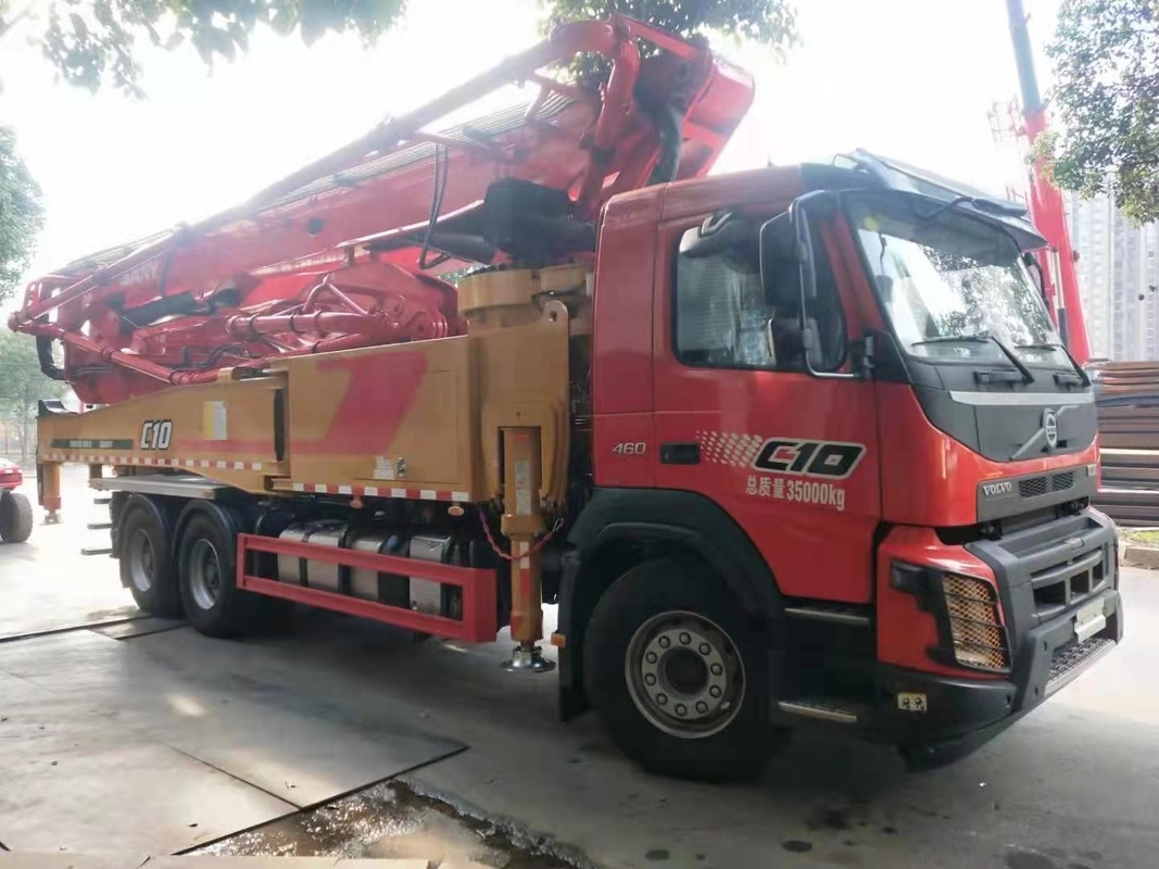 SY 52m BENZ Beton Pump 180m3/H Used Concrete Pump Truck