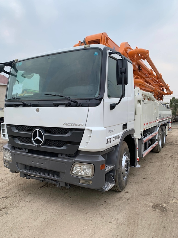 6x4 49m Boom Diesel Engine Used Cement Pump Truck