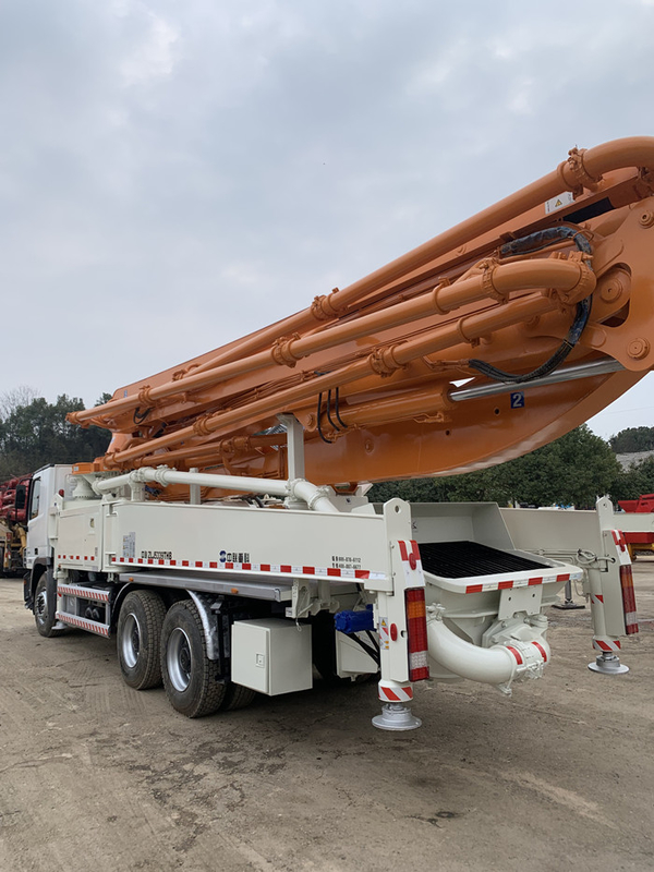 Zoomlion 49M Concrete Equipment Concrete Placing 5 Boom Beton Pumper Renewed 140m3/h Concrete Pump Actros 3341 Truck