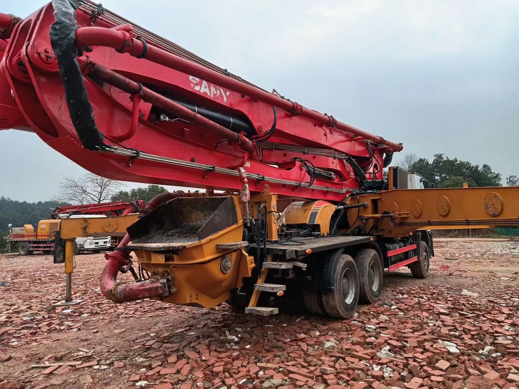 Second Hand 2018 Year 49m Sany Concrete Pump Truck