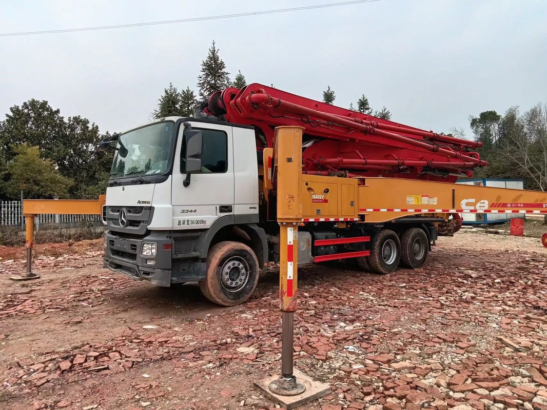 Second Hand 2018 Year 49m Sany Concrete Pump Truck