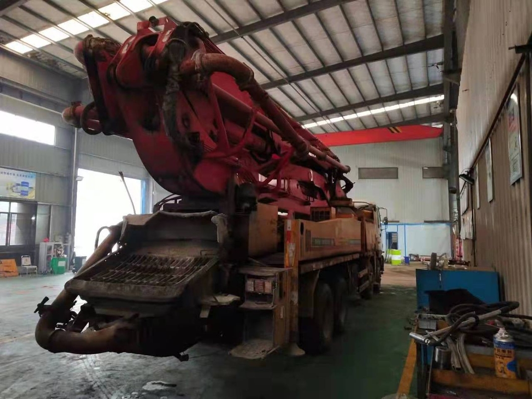 49m Used 2012 Putzmeister Pump Truck 331KW With Mercedes Benz Chassis
