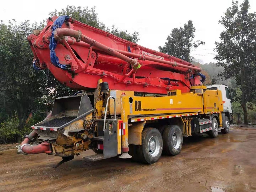 49m Used 2012 Putzmeister Pump Truck 331KW With Mercedes Benz Chassis