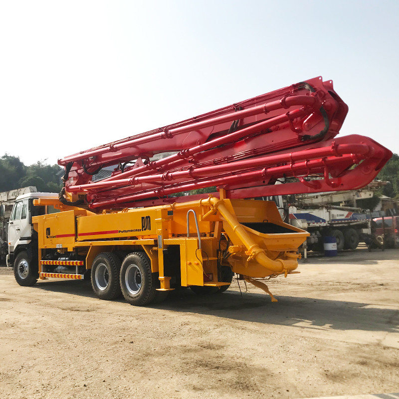 4 Boom 140m3/H Used Concrete Pump Truck For Beton Placing Putzmeister
