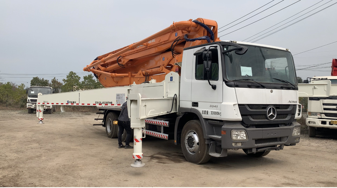 180M3/H 47m Actros 3341 Cement Boom Pump With ISO90001 Certification