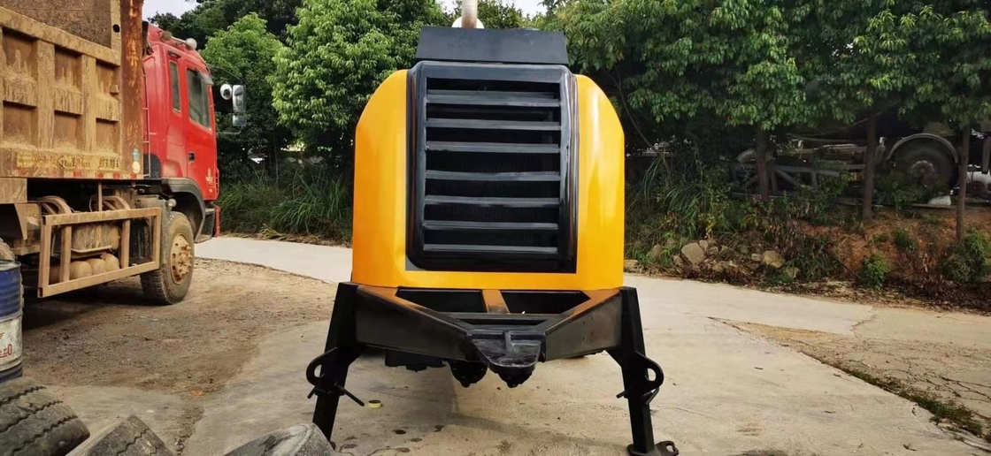 SAE Certified Used Concrete Trailer Pump 60m3/H 115KW Sany 200Meter Vertical