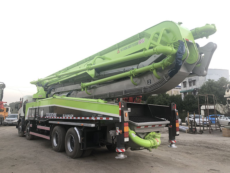309KW 180M3/H Used Concrete Line Pump Truck 56M Zoomlion ZLJ5430THBK